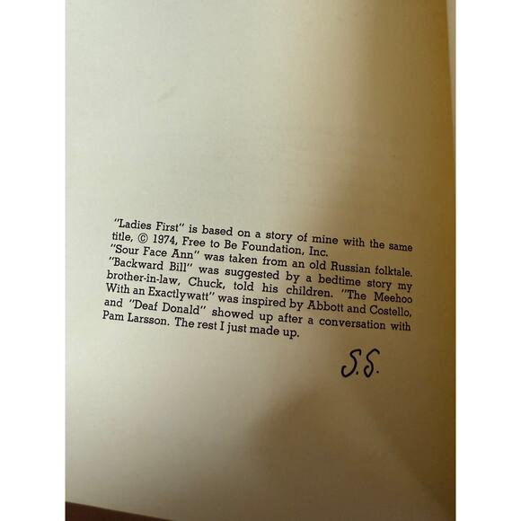 A Light In The Attic - Shel Silverstein - Snake Eye Music 1974 Edition Hardcover - Picture 4 of 16